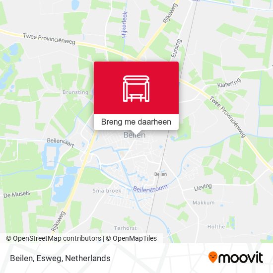 Beilen, Esweg kaart