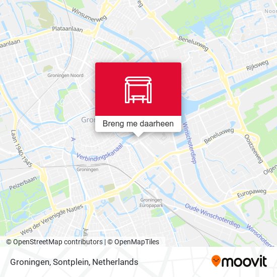 Groningen, Sontplein kaart