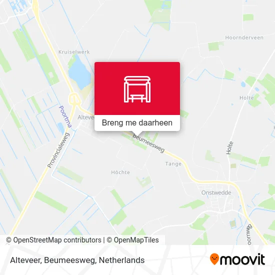 Alteveer, Beumeesweg kaart