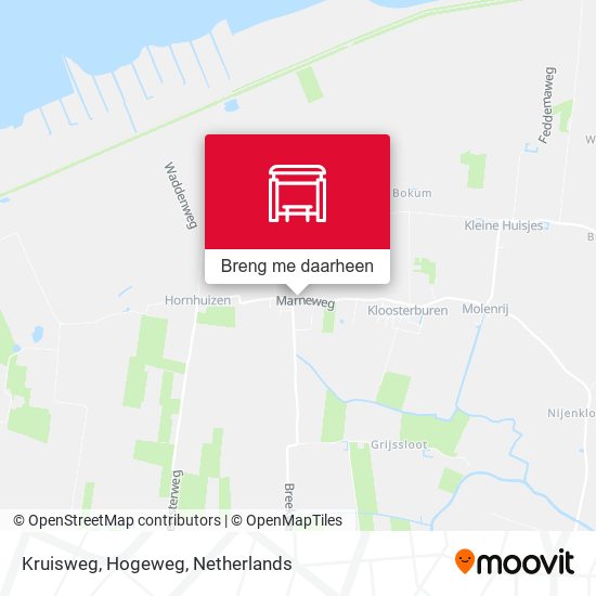 Kruisweg, Hogeweg kaart