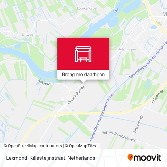 Lexmond, Killesteijnstraat kaart