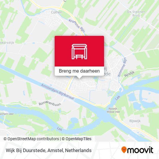 Wijk Bij Duurstede, Amstel kaart
