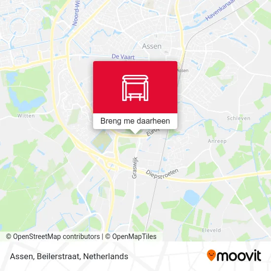 Assen, Beilerstraat kaart