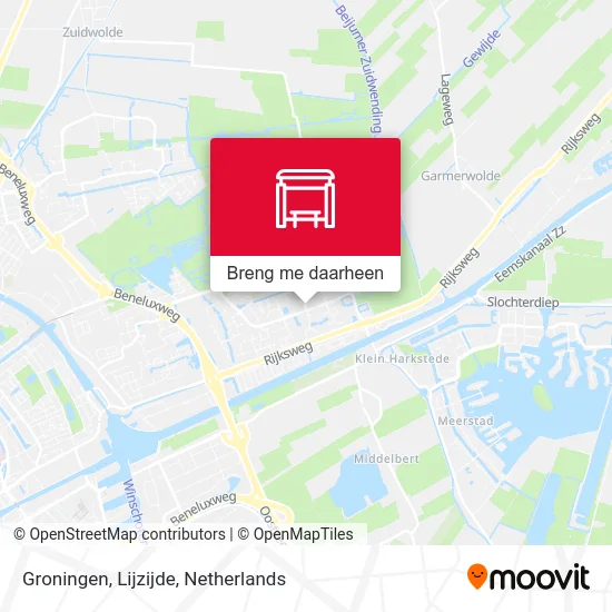 Groningen, Lijzijde kaart