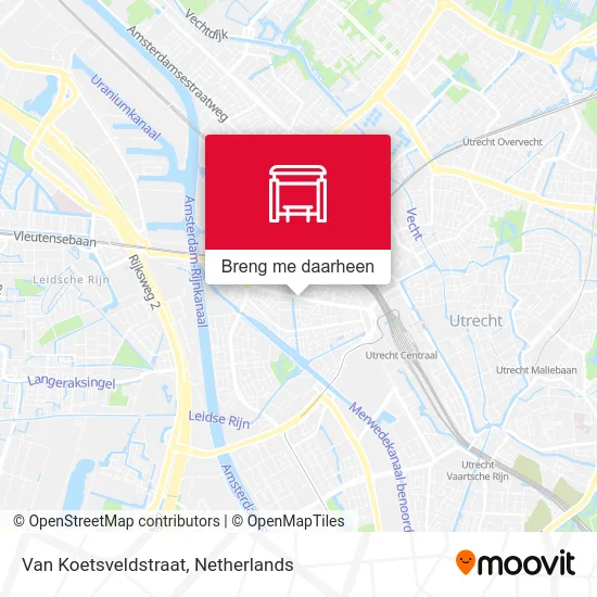 Van Koetsveldstraat kaart