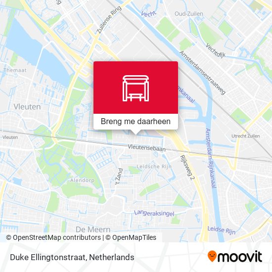 Duke Ellingtonstraat kaart