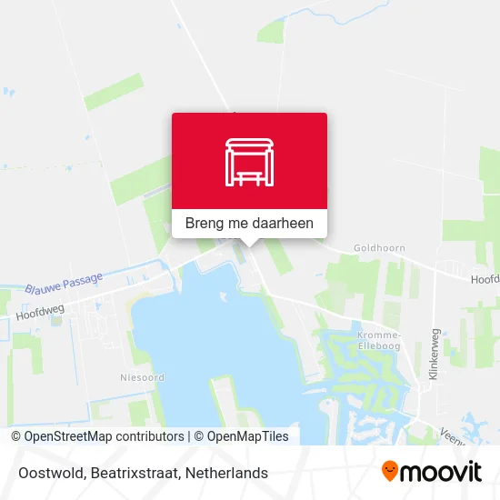 Oostwold, Beatrixstraat kaart