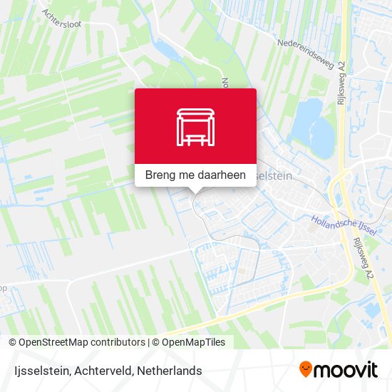 Ijsselstein, Achterveld kaart