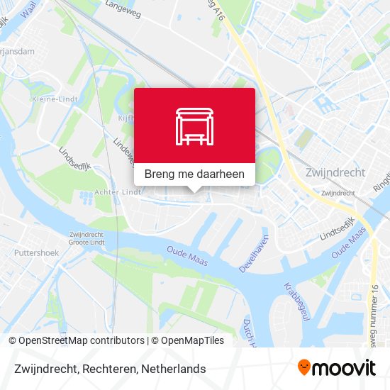 Zwijndrecht, Rechteren kaart