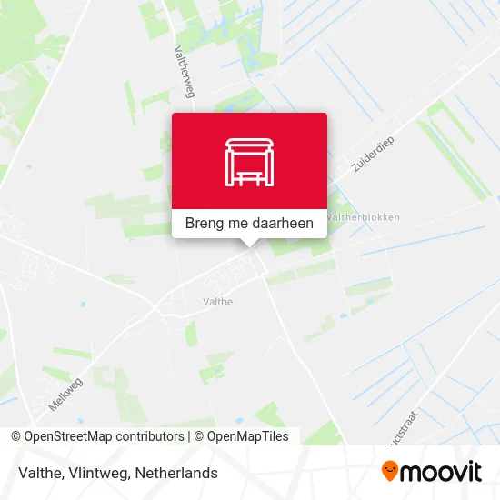 Valthe, Vlintweg kaart