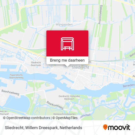 Sliedrecht, Willem Dreespark kaart
