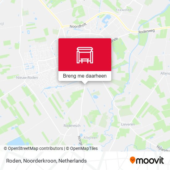 Roden, Noorderkroon kaart