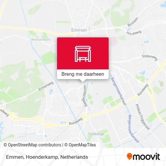 Emmen, Hoenderkamp kaart