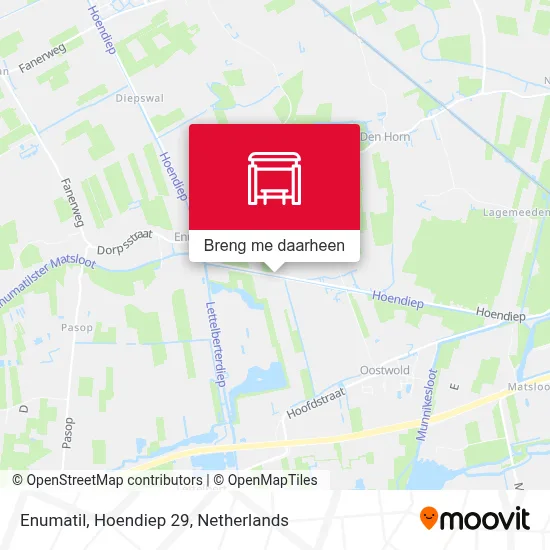 Enumatil, Hoendiep 29 kaart