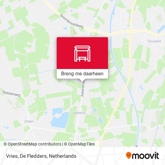 Vries, De Fledders kaart