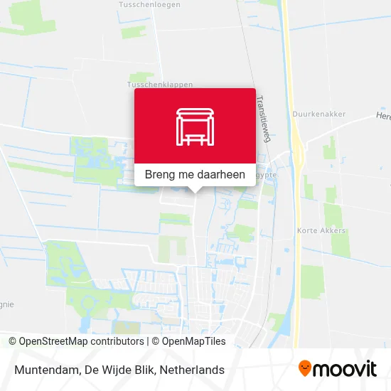 Muntendam, De Wijde Blik kaart