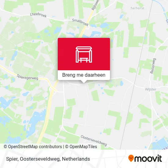 Spier, Oosterseveldweg kaart
