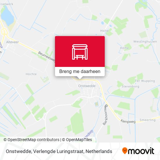 Onstwedde, Verlengde Luringstraat kaart