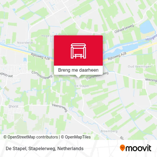 De Stapel, Stapelerweg kaart