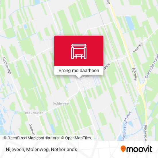 Nijeveen, Molenweg kaart