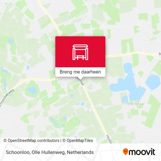 Schoonloo, Olle Hullenweg kaart