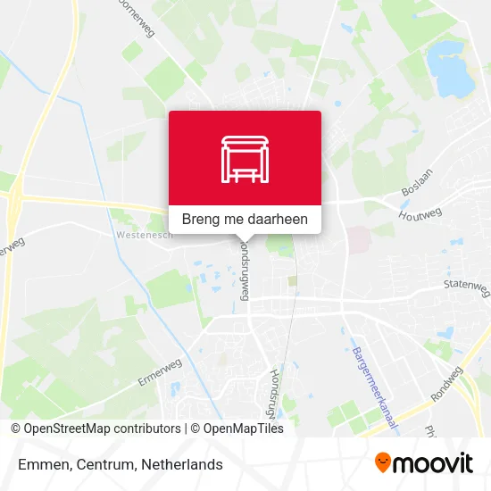 Emmen, Centrum kaart