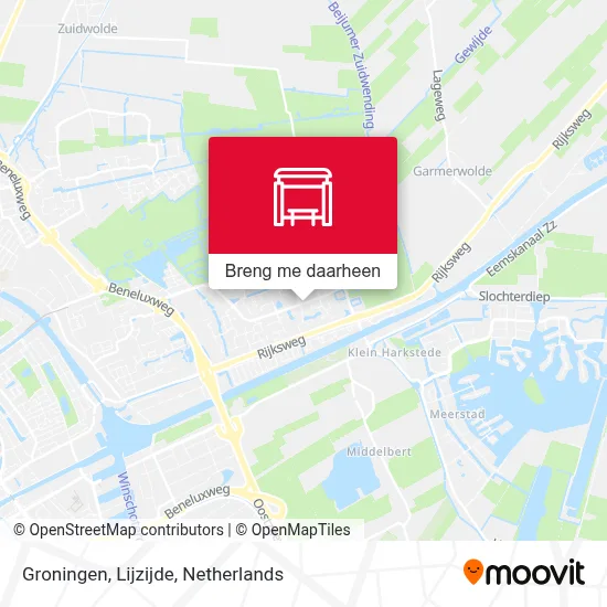 Groningen, Lijzijde kaart