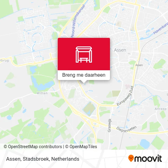 Assen, Stadsbroek kaart