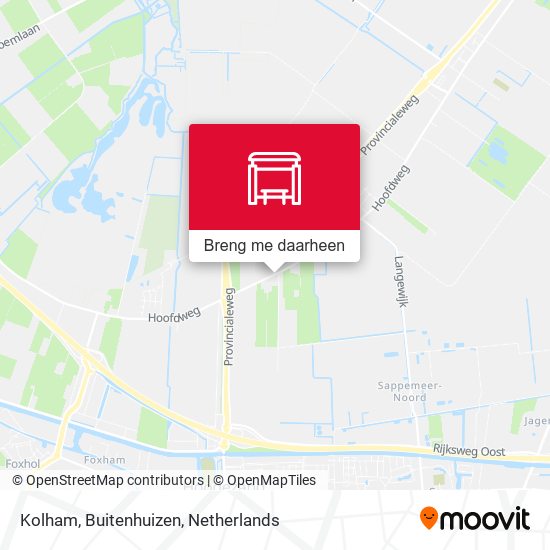Kolham, Buitenhuizen kaart