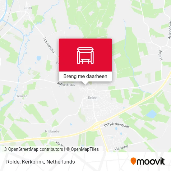 Rolde, Kerkbrink kaart