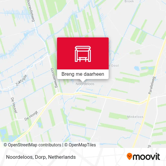 Noordeloos, Dorp kaart