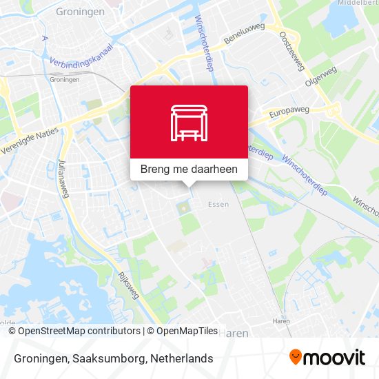 Groningen, Saaksumborg kaart