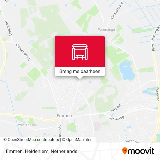 Emmen, Heidehiem kaart