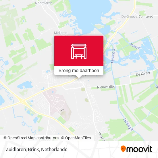 Zuidlaren, Brink kaart