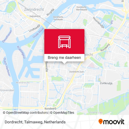 Dordrecht, Talmaweg kaart