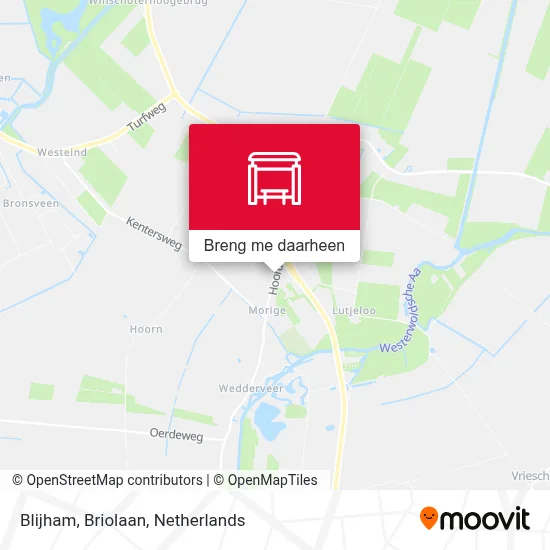 Blijham, Briolaan kaart