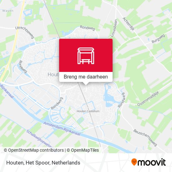 Houten, Het Spoor kaart