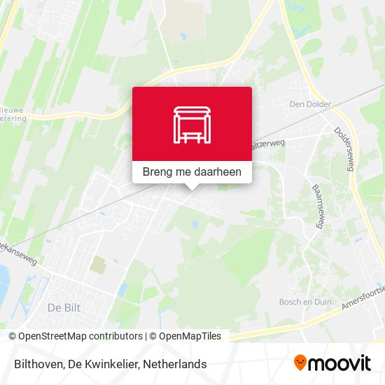 Bilthoven, De Kwinkelier kaart