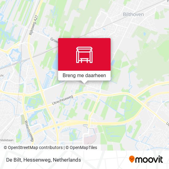 De Bilt, Hessenweg kaart