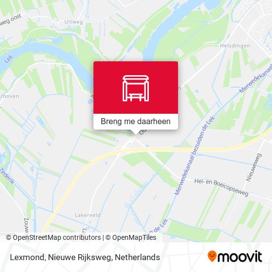 Lexmond, Nieuwe Rijksweg kaart