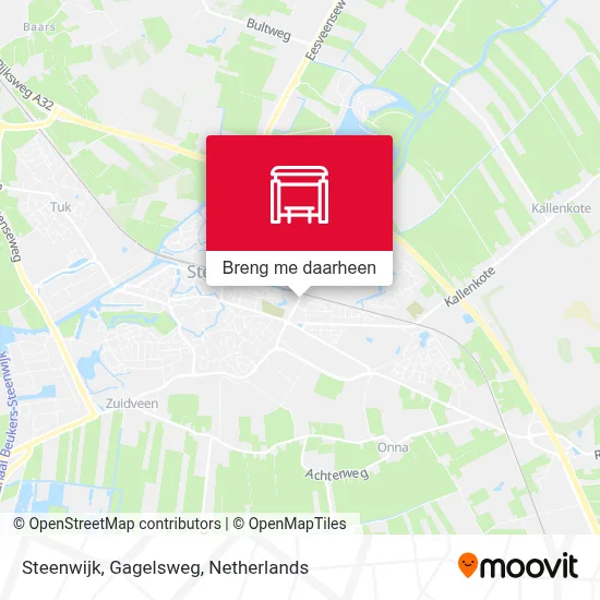 Steenwijk, Gagelsweg kaart