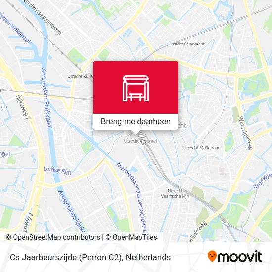 Cs Jaarbeurszijde (Perron C2) kaart