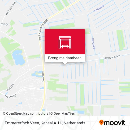 Emmererfsch.Veen, Kanaal A 11 kaart