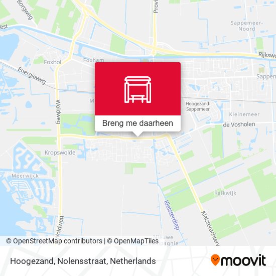 Hoogezand, Nolensstraat kaart