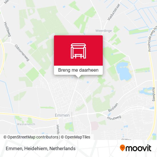 Emmen, Heidehiem kaart