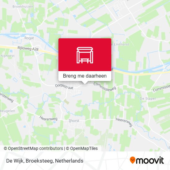 De Wijk, Broeksteeg kaart