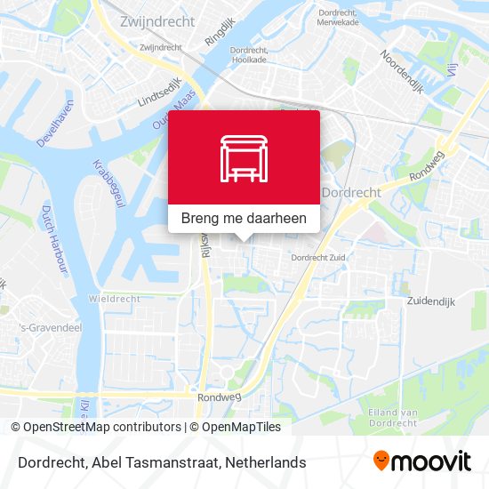 Dordrecht, Abel Tasmanstraat kaart