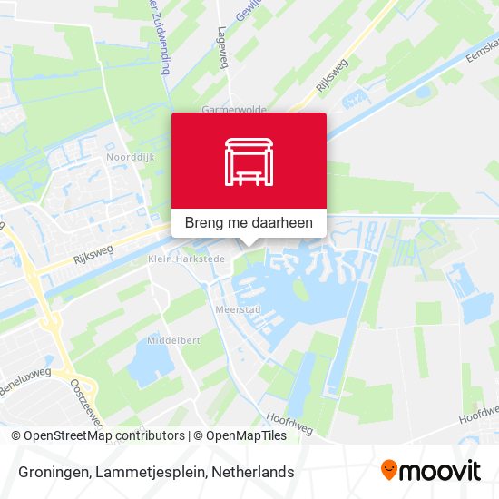 Groningen, Lammetjesplein kaart