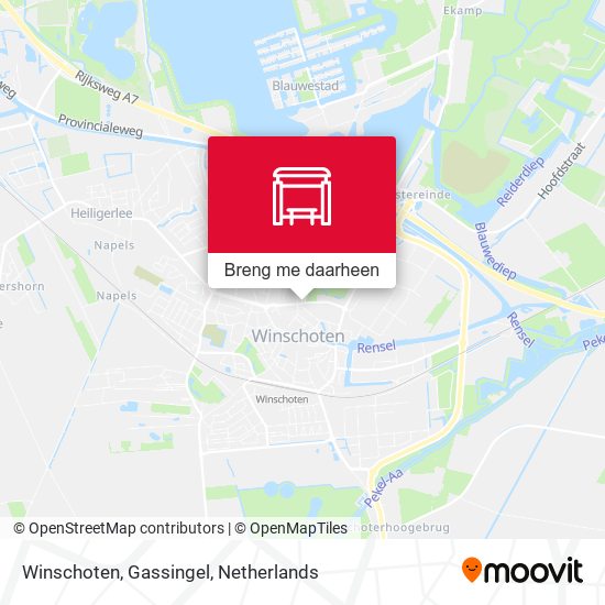 Winschoten, Gassingel kaart