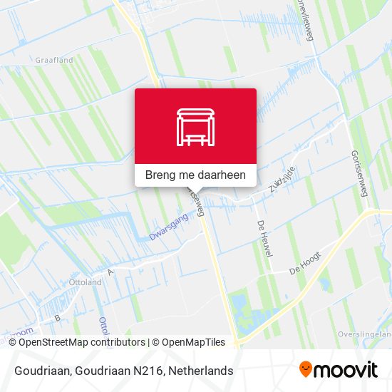 Goudriaan, Goudriaan N216 kaart